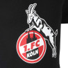 1. FC Köln Kinder T-Shirt Basic schwarz - Big Logo - Shirt | Größe 62/68 bis 164