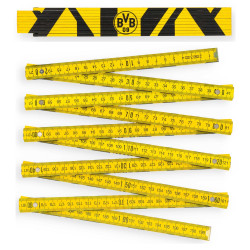 Borussia Dortmund Zollstock schwarzgelb | Gliedermaßstab | Schmiege | BVB 09