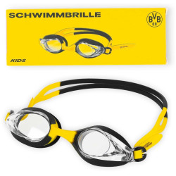 Borussia Dortmund Kinder Schwimmbrille schwarz-gelb | 3-12 Jahre | verstellbar | BVB 09