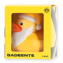 Borussia Dortmund Badeente - Weihnachten - Ente Weihnachtsmann BVB 09