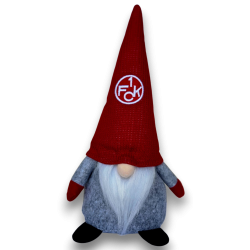 1. FC Kaiserslautern Wichtel - Niklas - 30 cm groß | Stoffwichtel | Weihnachtswichtel | Zwerg | Gnom | FCK