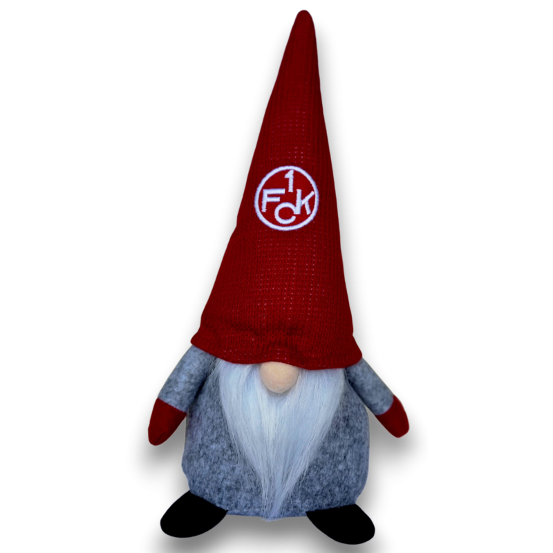 1. FC Kaiserslautern Wichtel - Niklas - 30 cm groß | Stoffwichtel | Weihnachtswichtel | Zwerg | Gnom | FCK