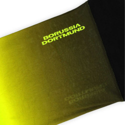 Borussia Dortmund Kinder Multifunktionstuch mit Fleece - schwarz-neon - Schlauchschal | Tuch | Kopftuch | Halstuch | BVB 09