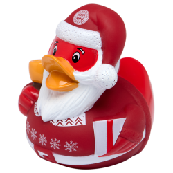 FC Bayern München Badeente - Weihnachten - Ente Weihnachtsmann FCB