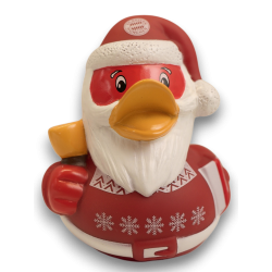 FC Bayern München Badeente - Weihnachten - Ente Weihnachtsmann FCB