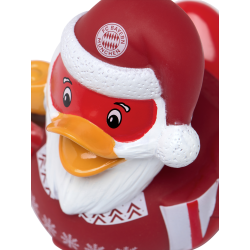 FC Bayern München Badeente - Weihnachten - Ente Weihnachtsmann FCB