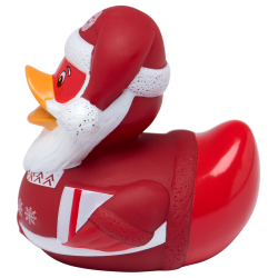FC Bayern München Badeente - Weihnachten - Ente Weihnachtsmann FCB