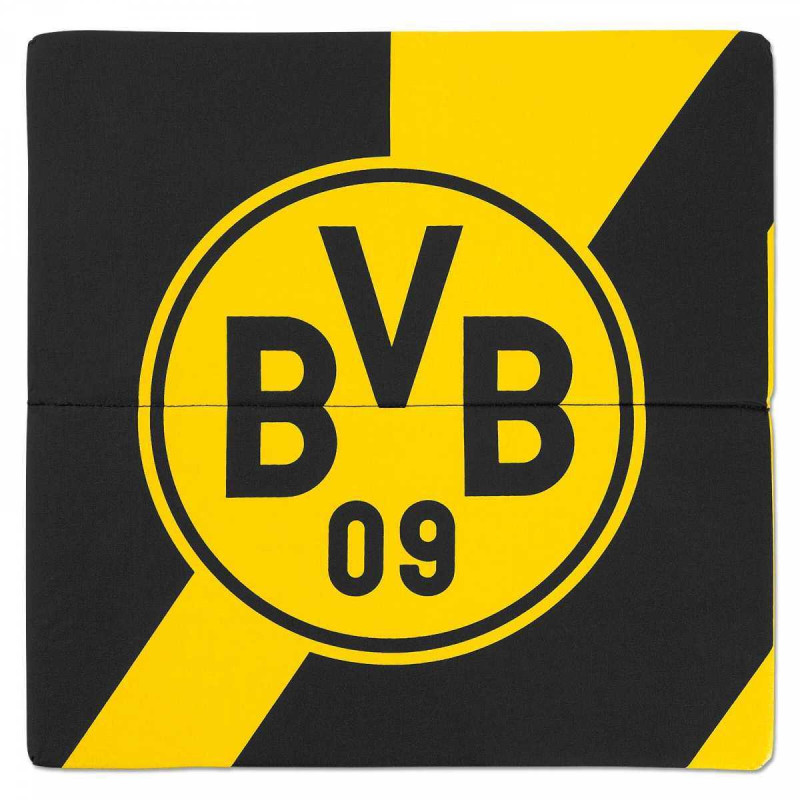 Borussia Dortmund Klappsitzkissen - schwarz-gelb - Sitzkissen Stadion Kissen BVB 09
