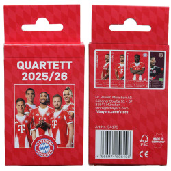 FC Bayern München Quartett 2025/26 Kartenspiel FCB