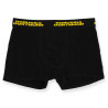 Borussia Dortmund Boxershorts 2er-Set Schwarz und Schwarzgrau Gemustert | Shorts | Unterhose | BVB 09 - Größe S bis XL