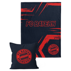 FC Bayern München Kuscheldecke und Kissen im Set Autumn FCB