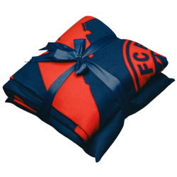 FC Bayern München Kuscheldecke und Kissen im Set Autumn FCB