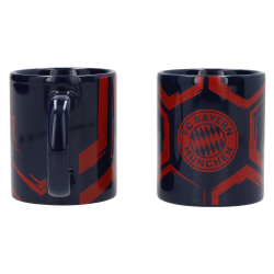 FC Bayern München Tasse - Autumn - 2er Set Kaffeetasse schwarz-rot FCB
