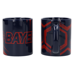 FC Bayern München Tasse - Autumn - 2er Set Kaffeetasse schwarz-rot FCB
