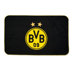 Borussia Dortmund Sport Handtuch Mikrofaser schwarz Duschtuch mit Netzbeutel BVB 09
