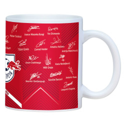 RB Leipzig Tasse - Signatur 2025/26 - Unterschriftentasse Team RBL