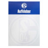 FC Schalke 04 Autoaufkleber Logo Weiß | 8 cm | Aufkleber | Sticker S04