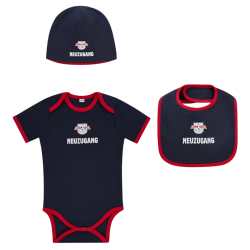 RB Leipzig Baby Set - Neuzugang - 3-teilig Geschenkset RBL - Gr. 50/56 bis 86/92