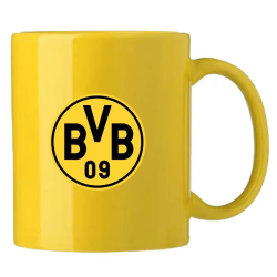 Borussia Dortmund Tasse Gelb mit Emblem | Kaffeetasse | BVB 09
