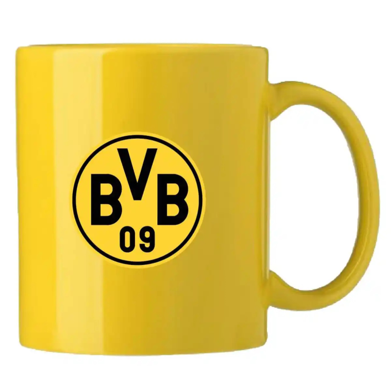 Borussia Dortmund Tasse Gelb mit Emblem | Kaffeetasse | BVB 09