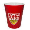 VfB Stuttgart Zahnpflege-Set  - 2 Zahnbürsten + 1 Zahnputzbecher -