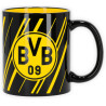 Borussia Dortmund Tasse - Streifen - schwarzgelb | Kaffeebecher | BVB 09