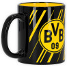 Borussia Dortmund Tasse - Streifen - schwarzgelb | Kaffeebecher | BVB 09