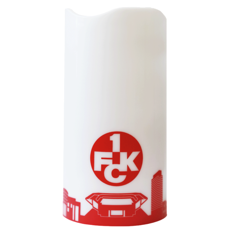 1. FC Kaiserslautern LED Motiv Projektor Kerze | LED-Licht FCK