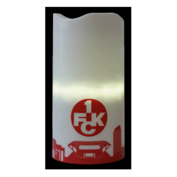 1. FC Kaiserslautern LED Motiv Projektor Kerze | LED-Licht FCK