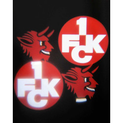 1. FC Kaiserslautern LED Motiv Projektor Kerze | LED-Licht FCK