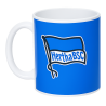 Hertha BSC Berlin Tasse - Fahne Pur - Kaffeebecher | Logo blau-weiß | HBSCB