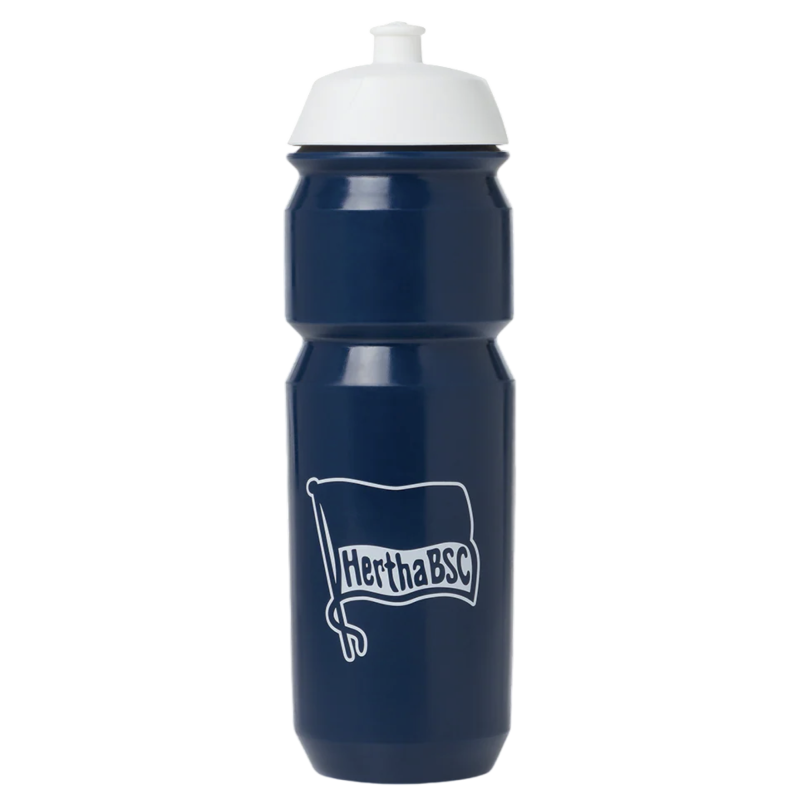 Hertha BSC Berlin Sporttrinkflasche  - Fahne  Navy - Trinkflasche | 0,75 l | Flasche | HBSCB