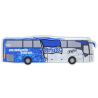 Hertha BSC Berlin Magnet - Mannschaftsbus - Kühlschrankmagnet HBSCB