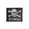 FC St. Pauli Aufnäher - Totenkopf schwarz - Patch 7 x 6 cm