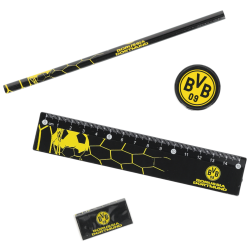 Borussia Dortmund Schreibset 4-teilig | Schulset | BVB
