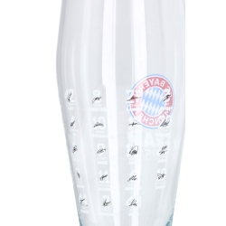 FC Bayern München Weißbierglas - Signature 2025/26 - Unterschriftenglas | Bierglas | FCB