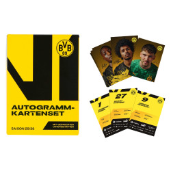 Borussia Dortmund Autogrammkarten Team 2025/26 | signiert | Sammelkarten | Autographs card | BVB 09