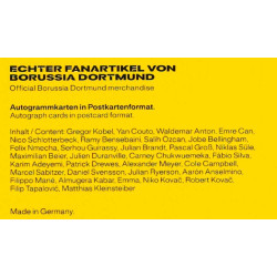 Borussia Dortmund Autogrammkarten Team 2025/26 | signiert | Sammelkarten | Autographs card | BVB 09