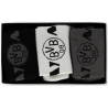 Borussia Dortmund Socken 3er Set Geschenkset Gr. 39-42 | Weiß-Grau-Schwarz | BVB 09