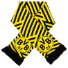Borussia Dortmund Schal - Zick Zack - schwarzgelb | Strickschal | Fanschal | BVB 09