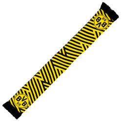 Borussia Dortmund Schal - Zick Zack - schwarzgelb | Strickschal | Fanschal | BVB 09