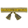 Borussia Dortmund Woven Armband mit Fransen schwarz-gelb Freundschaftsband | Band |Stoffarmband | BVB 09
