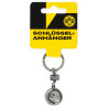 Borussia Dortmund Schlüsselanhänger - 3D Ball - Anhänger | Retroball | Metall | BVB