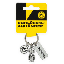 Borussia Dortmund Schlüsselanhänger Charms mit Schutzengel | Anhänger | BVB 09