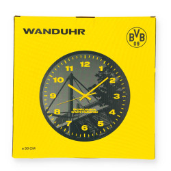 Borussia Dortmund Wanduhr - Stadion - Uhr Ø 30 cm BVB 09