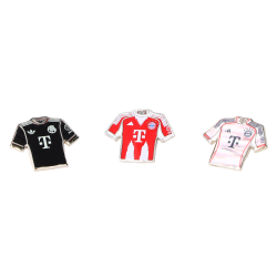 FC Bayern München Pin 3er Set - Trikots - Anstecker | FCB