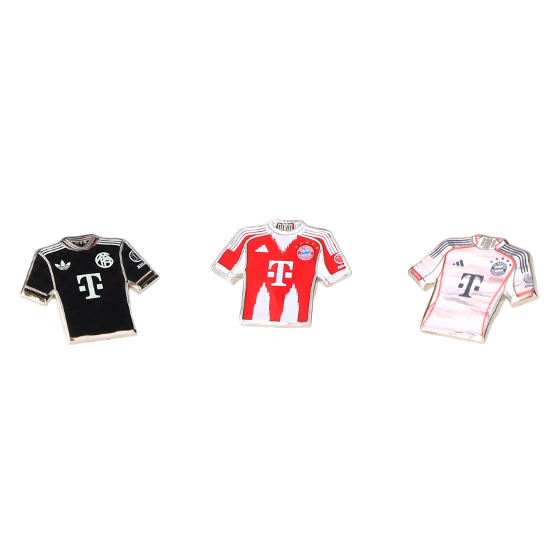 FC Bayern München Pin 3er Set - Trikots - Anstecker | FCB