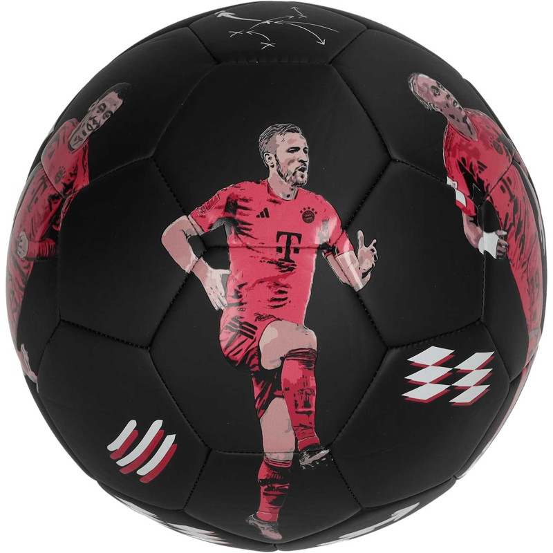 FC Bayern München Fußball - Player - Schwarz | Ball mit Spielerabbildungen  Gr. 5 | FCB
