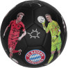 FC Bayern München Fußball - Player - Schwarz | Ball mit Spielerabbildungen  Gr. 5 | FCB