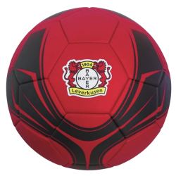 Bayer 04 Leverkusen Fußball - Metallic - rot/schwarz | Ball | Gr. 5  | B04